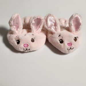 Soft Pink Bunny Slippers for Baby (Easter)